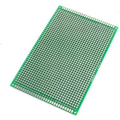 Afbeelding van Fasizi 2 STKS (8 x 12 cm) PCB Board Universele Dubbelzijdige Prototyping Breadboard Panel Printplaat voor DIY Solderen