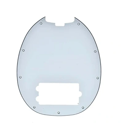 Afbeelding van KAISH Bass Pickguard Stingray MM4 voor MM2 4 String Gitaar Onderdelen White 3Ply