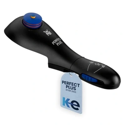 Afbeelding van WMF vervangende potdekselgreep Express 08.9560.9200 compatibel met het volledige Perfect Plus assortiment, voor potten een diameter van 22 cm, grijze kleur tweeringsventiel
