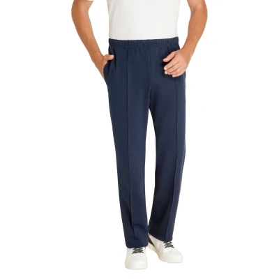 Afbeelding van Comfortabele herenbroek met vouw Blauw Maat 62