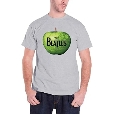 Afbeelding van T Shirt # Xl Grey Unisex Apple Logo