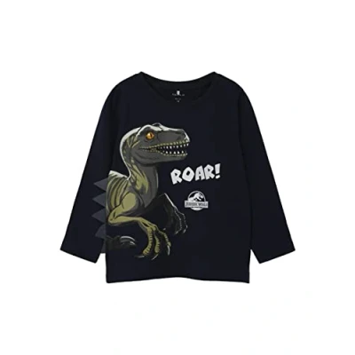 Afbeelding van NAME IT MINI longsleeve NMMNOL met printopdruk donkerblauw