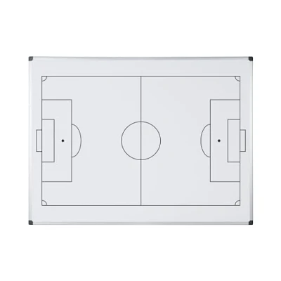 Afbeelding van Bi Office Maya Magnetisch Voetbalbedrukt Whiteboard A4 Gelakt stalen oppervlak met aluminium frame