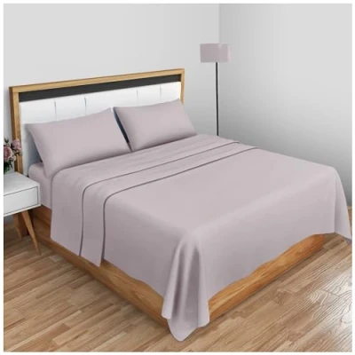Afbeelding van Gaveno Cavailia Super Soft Plain Geverfd Diamond Flat Sheet [Single Grijs]