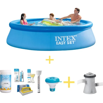Afbeelding van Intex Zwembad Easy Set 305 x 76 cm Inclusief WAYS Onderhoudspakket &amp; Filterpomp
