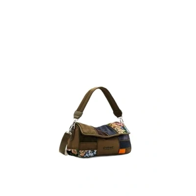 Afbeelding van Desigual Dames Accessoires Stof Handtas, Groen, One Size, Eén maat