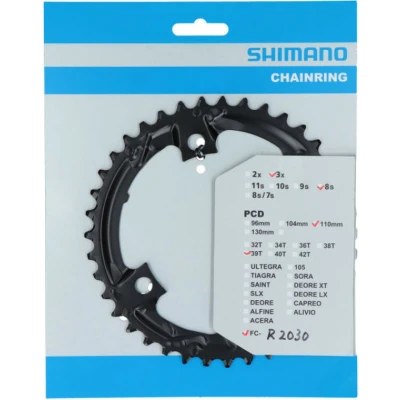 Afbeelding van Shimano Kettingblad 39T Claris FC R2030 7 8 speed