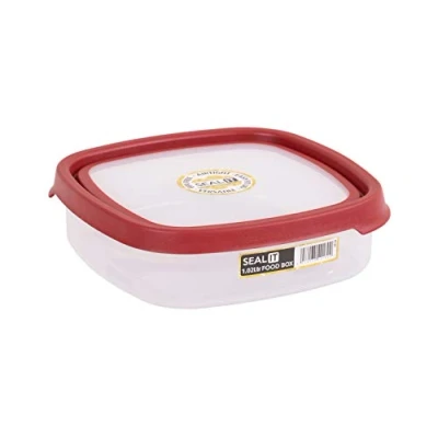 Afbeelding van Wham Seal It Vershouddoos Vierkant 1,02 Liter Set van 3 Stuks Rood