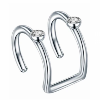 Afbeelding van Earcuff Zirkonia Charme Bijoux