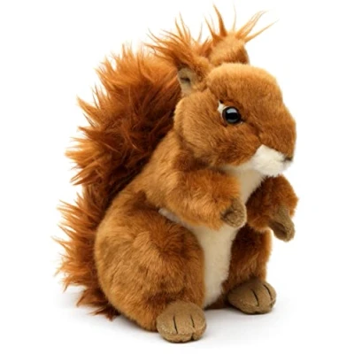 Afbeelding van Uni Toys Eekhoorn, staand 17 cm (hoogte x hoogte) pluche