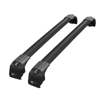 Afbeelding van Apline ACE 2 Dakdragers Compatible Met Mercedes C CLASS (S205) 2014 2021 Auto Top Bagage Vervoerder Spoorstaven ZWART