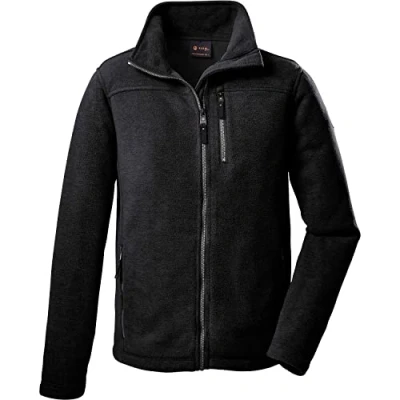 Afbeelding van G.I.G.A. DX heren Casual fleecejack GW 17 MN KNTFLC JCKT, Zwart, XXL, 38544 000