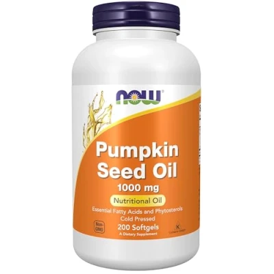 Afbeelding van Pumpkin Seed Oil 1000 mg (200 softgels) Unflavoured