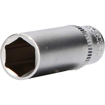 Afbeelding van BRILLIANT TOOLS BT020958 1/4&quot; zeskantdop, lange uitvoering, 12 mm [Powered by KS TOOLS]