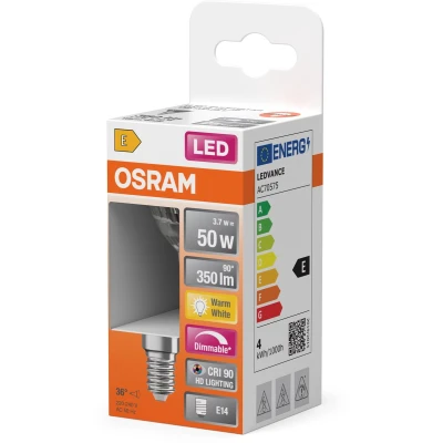 Afbeelding van OSRAM LED Spot Reflector Superstar PAR16 50 dimbaar, 2700 K warm wit, 3,7 W, E14, 36, 350 lm, 15.000 h, voor spotverlichting, accentverlichting, kleine fitting