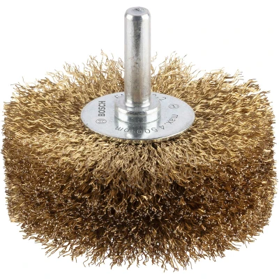 Afbeelding van Bosch Accessoires Schijfborstel, vermessingd 80 mm, 0,2 35 4500 U/ min 1st 2608622130