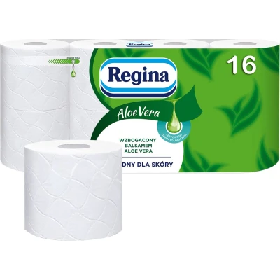 Afbeelding van Regina geparfumeerd ALOE VERA toiletpapier, PZH gecertificeerd (16 Rollen)