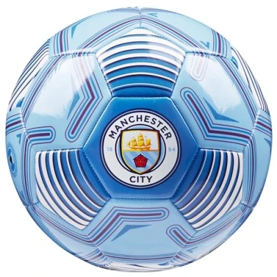 Afbeelding van Manchester City FC voetbal voor volwassenen tieners kinderen training maat 3, 4 of 5 man stad merchandise (blauw, 4)