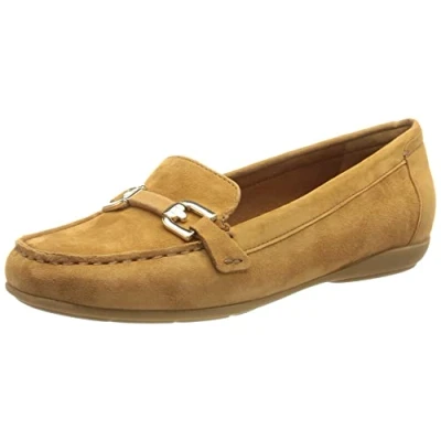 Afbeelding van Geox Dames D ANNYTAH MOC Moccasin, camel, 35 EU, EU
