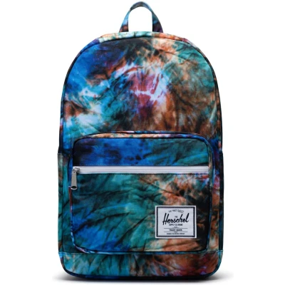 Afbeelding van Herschel Vrije tijd Rugzak met laptopvak Pop Quiz Backpack 22L Summer Tie Dye Zwart Turquoise