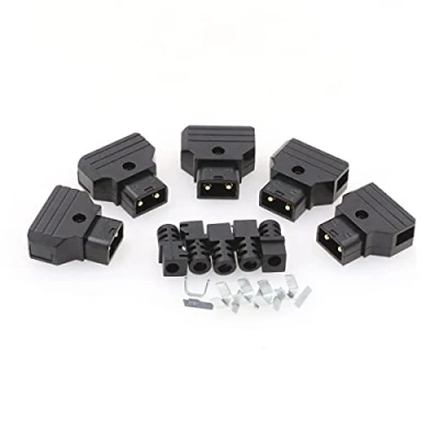 Afbeelding van SZRMCC Anton Bauer IDX V Mount Gold Batterij D tap P Mannelijke PowerTap Plug Connector Kit voor ARRI RODE Camcorder DSLR Camera Voedingskabel DIY (5 stuks)