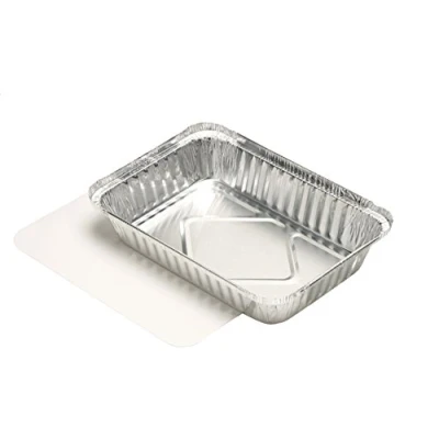 Afbeelding van PAPSTAR 14513 aluminium schalen, aluminium, zilver, 21,4 x 15 4 cm