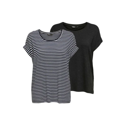Afbeelding van ONLY ONLMOSTER S/S TOP CS JRS 2PACK Meisjes Blouses