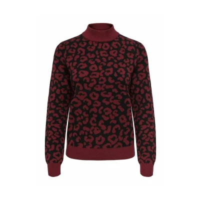 Afbeelding van ONLY Trui &#039;ONLIbi&#039; purper / zwart