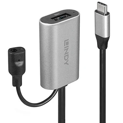 Afbeelding van LINDY USB kabel 3.2 Gen1 (USB 3.0 / 3.1 Gen1) C stekker, A bus 5.00 m Zwart, Grijs 43270