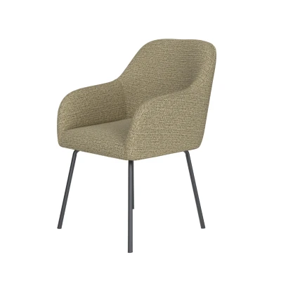 Afbeelding van Housecraft Living Otis Eetkamerstoel Metaal Pistache groen