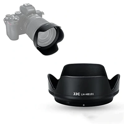 Afbeelding van JJC HB 101 Lenskap voor Nikon NIKKOR Z DX 18 140mm f/3.5 6.3 VR Lens op Z50 Zfc DSLR Camera Vervangt Hood Fotofotografie