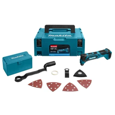 Afbeelding van Makita TM30DZJX4 12 V Max Multitool zonder accu&#039;s en lader, in mbo,x acc. set