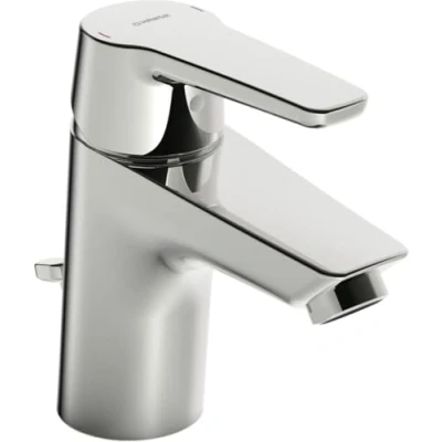 Afbeelding van Hansa polo 1 gats wastafelkraan met vaste uitloop 10 3cm waste chroom 51402293