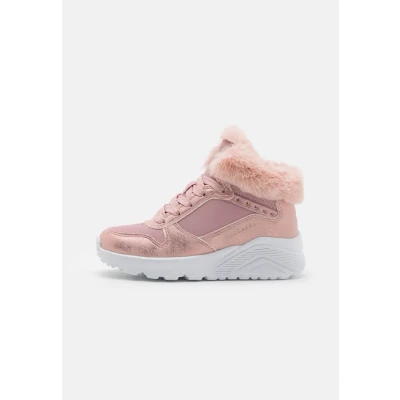 Afbeelding van Skechers Uno Lite Veterschoen hoog roze Maat 30