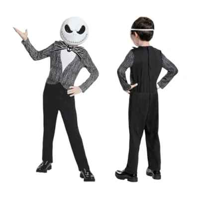 Afbeelding van Disguise 141379K EU 6 Jack Skellington Classic (Eu) verkleedkostuum, jongens, multi