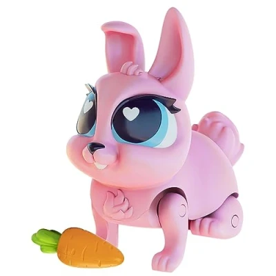 Afbeelding van Gear2play Jiggly Pets Konijn interactieve knuffel