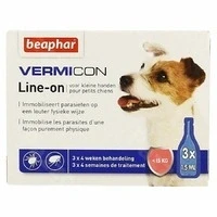Afbeelding van Beaphar Vermicon Line on Kleine Hond 3 X 1,5 Ml