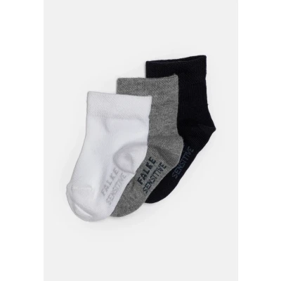 Afbeelding van Falke Sensitive 3 PACK Sokken voor kinderen, Maat: 50/56, White/light grey/dark blue