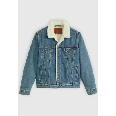 Afbeelding van Levi&#039;s Trucker Spijkerjas, Heren, Maat: Medium, In the morning sherpa trk