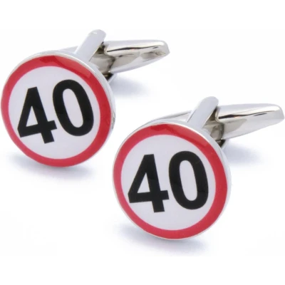 Afbeelding van Manchetknopen 40 Jaar Jubileum Feest Verjaardag