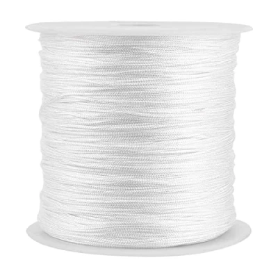 Afbeelding van Garosa 20 Kleuren 100 M x 0,8 mm Rattail Satijn Nylon Trim Koord Chinese Knoop voor Halsketting Armband Kralen