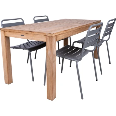 Afbeelding van MaximaVida tuinset Java 180 cm muisgrijs