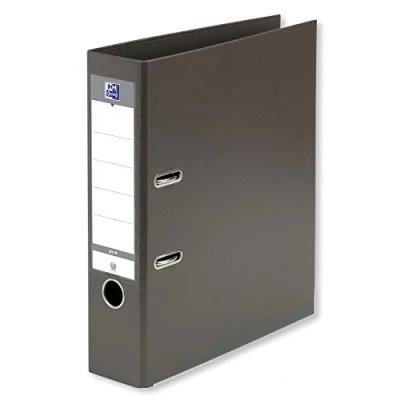 Afbeelding van OXFORD Ordner met hendel, Smart Pro+, A4XL, rug 80 mm, 2 ringen, envelop van polypropyleen, bruin