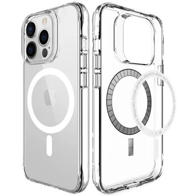 Afbeelding van Apple iPhone 13 Pro Max MagSafe Hoesje Kunststof iMoshion Hardcase/Backcover Transparant Telefoonhoesje Shockproof/Valbescherming