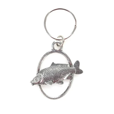 Afbeelding van Sleutelhanger Schubkarper Vissen Karpervissen Keyring Sleutelhangers Karper Vis Vissoorten Dieren