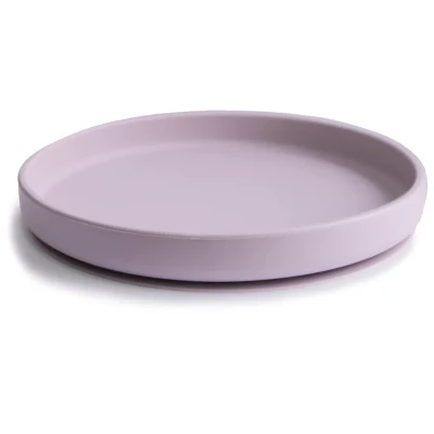 Afbeelding van Mushie siliconen bord met zuignap soft lilac
