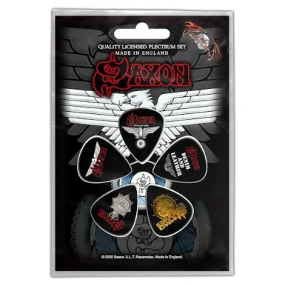 Afbeelding van Saxon Wheels Of Steel Plectrum Set van 5 Multicolours