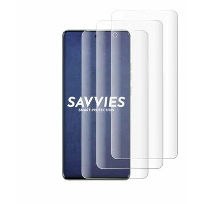 Afbeelding van Savvies (4 Stuks) Full Screen Scherm Beschermfolie voor Motorola Edge 40 Cover Protector 3D Curved [Edge to Edge, Ultra Clear, Scratch Proof]