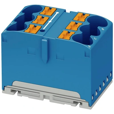 Afbeelding van Phoenix Contact PTFIX 6X10/S BU 1082388 Verdeelblok Aantal polen: 6 0.5 mm² 10 Blauw 1 stuk(s)