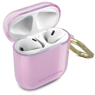 Afbeelding van iDeal of Sweden Apple AirPods 1 / 2 hoesje Clear Case Roze
